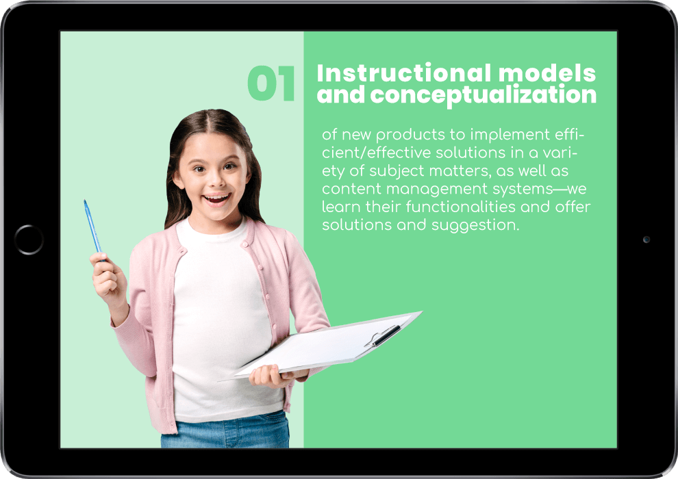 Instructional modelsand conceptualization